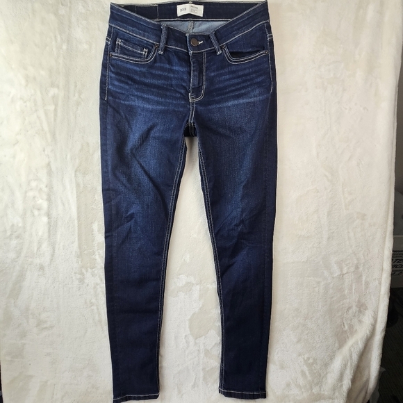 BKE Denim Payton Jeans 26 Women’s Universal Fit Mid Rise Ankle Skinny Dark Wash - Picture 1 of 13